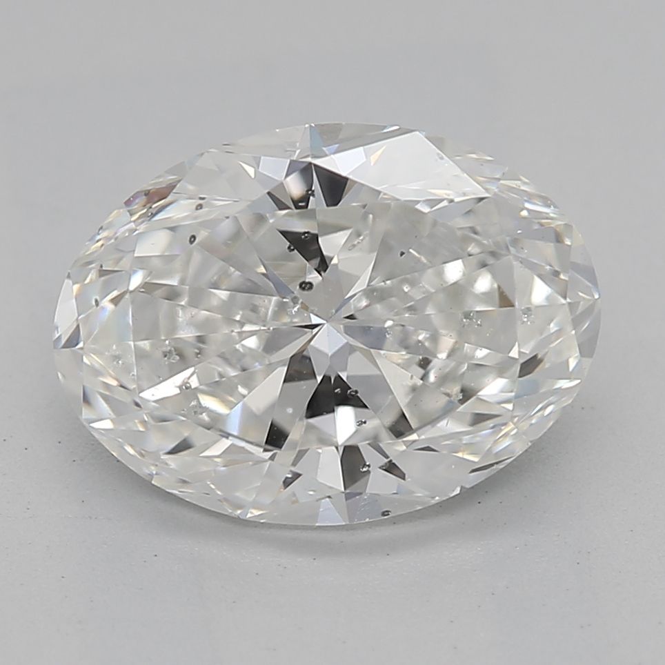 Diamond Natural 1,7Ct G-SI2 Oval - GIA7531021407