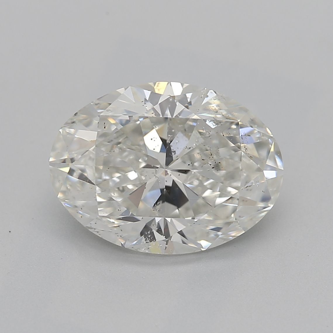 Diamond Natural 1,71Ct I-SI2 Oval - GIA7536767646