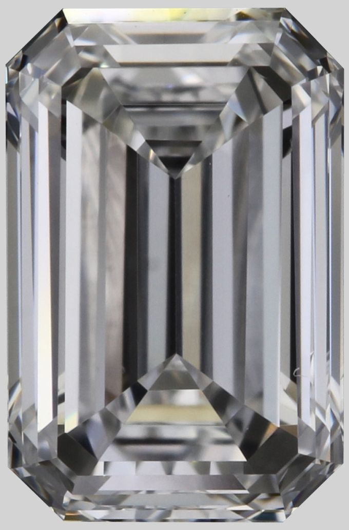 Diamond Natural 0,7Ct F-VVS1 Emerald - GIA6515540162