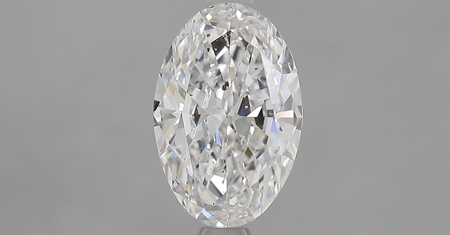 Diamond Natural 1,51Ct E-SI2 Oval - GIA3525445547