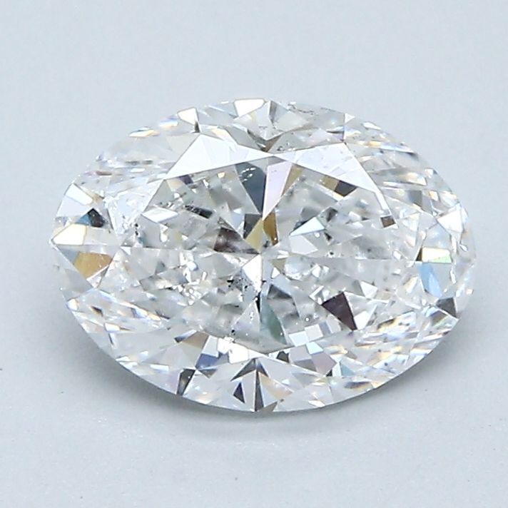 Diamond Natural 1,51Ct D-SI2 Oval - GIA2544684019