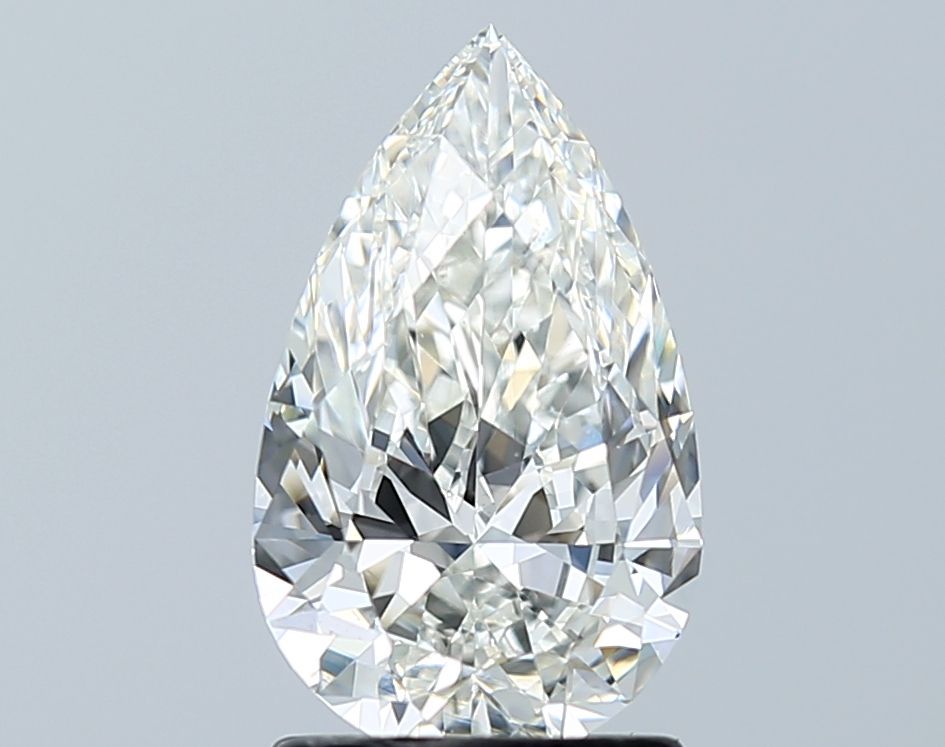 Diamond Natural 1,51Ct H-SI1 Pear - GIA7546629151