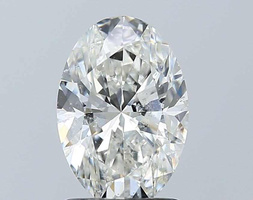 Diamond Natural 1,51Ct I-SI2 Oval - GIA6532439028