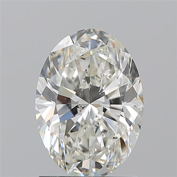 Diamond Natural 1,51Ct J-SI2 Oval - GIA2548471297
