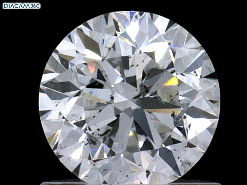 Diamond Natural 0,9Ct D-SI2 Round - GIA6392977747