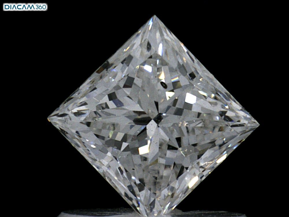 Diamond Natural 0,75Ct E-SI1 Princess - GIA2437327680