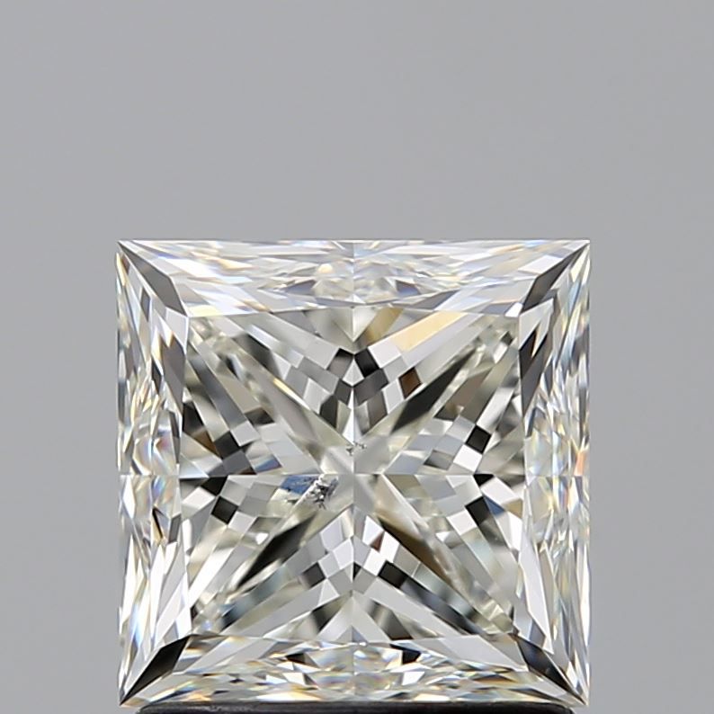 Diamond Natural 1,71Ct J-SI1 Princess - GIA2388602474