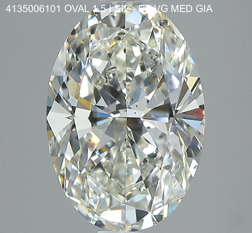 Diamond Natural 1,5Ct I-SI2 Oval - GIA6515535625