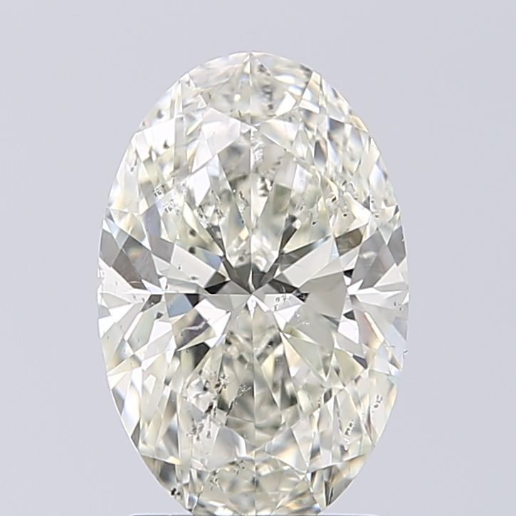 Diamond Natural 1,76Ct K-SI2 Oval - GIA6495489530