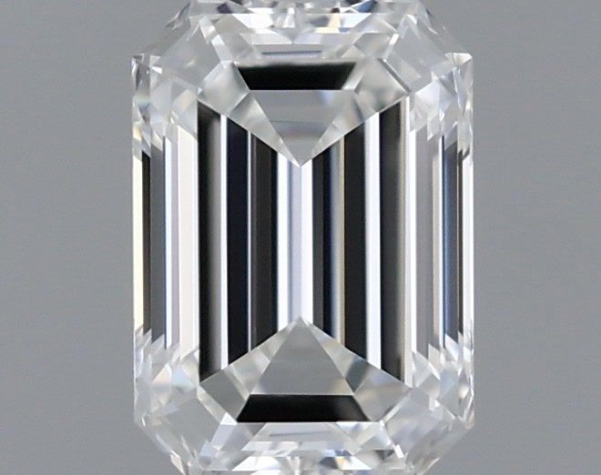 Diamond Natural 0,41Ct F-VVS1 Emerald - GIA7536245939