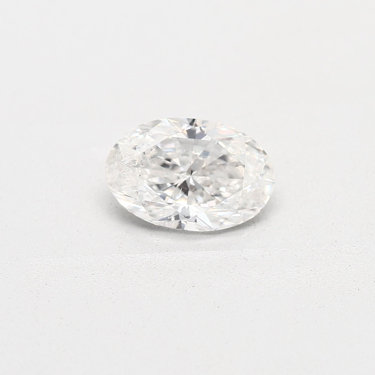 Diamond Natural 1Ct H-SI2 Oval - GIA7466686703