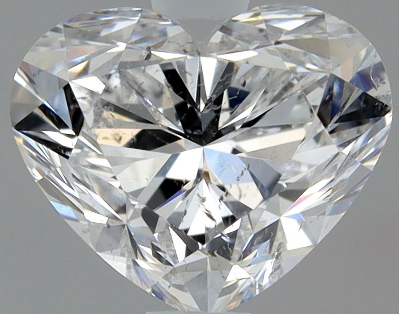 Diamond Natural 0,91Ct D-SI2 Heart - GIA7456680290