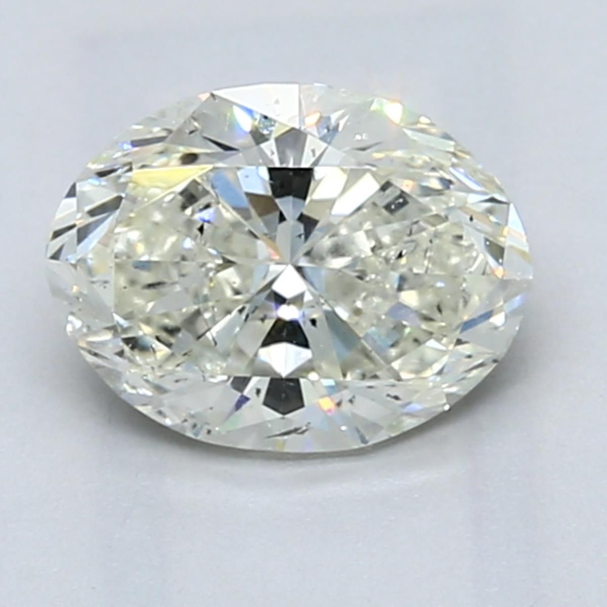 Diamond Natural 1,51Ct J-SI2 Oval - GIA7408700304
