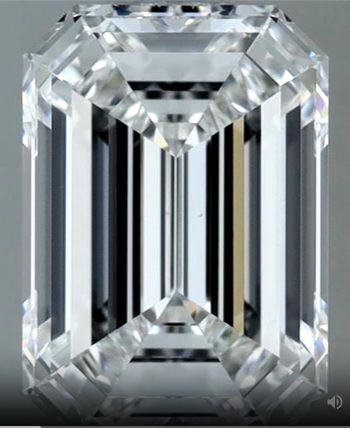 Diamond Natural 2Ct F-VS1 Emerald - GIA1535907567