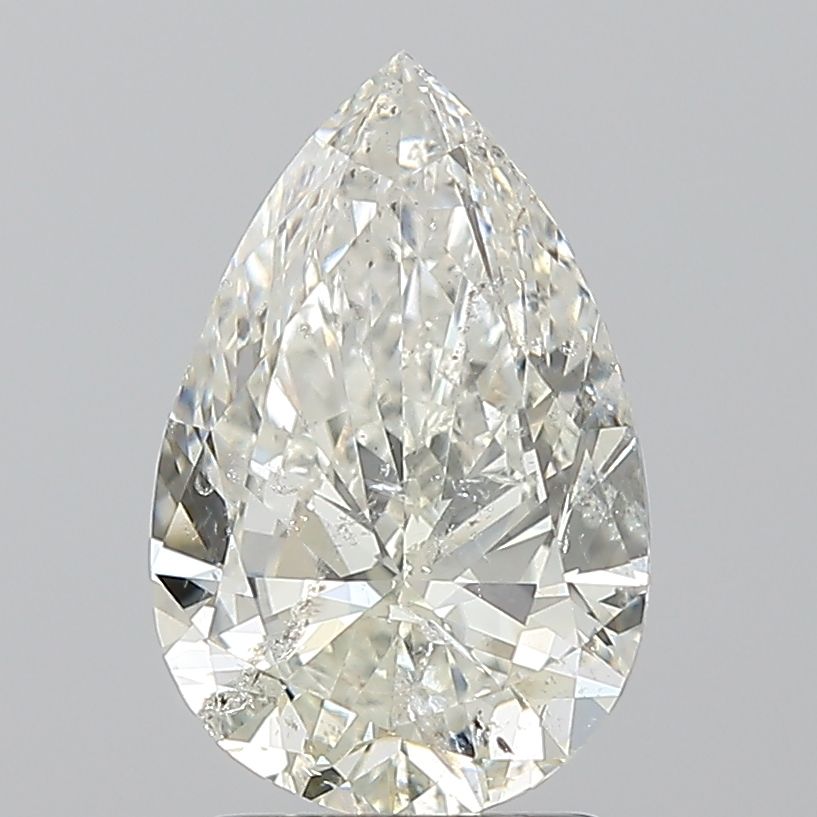 Diamond Natural 2Ct I-SI2 Pear - HRD250000201329
