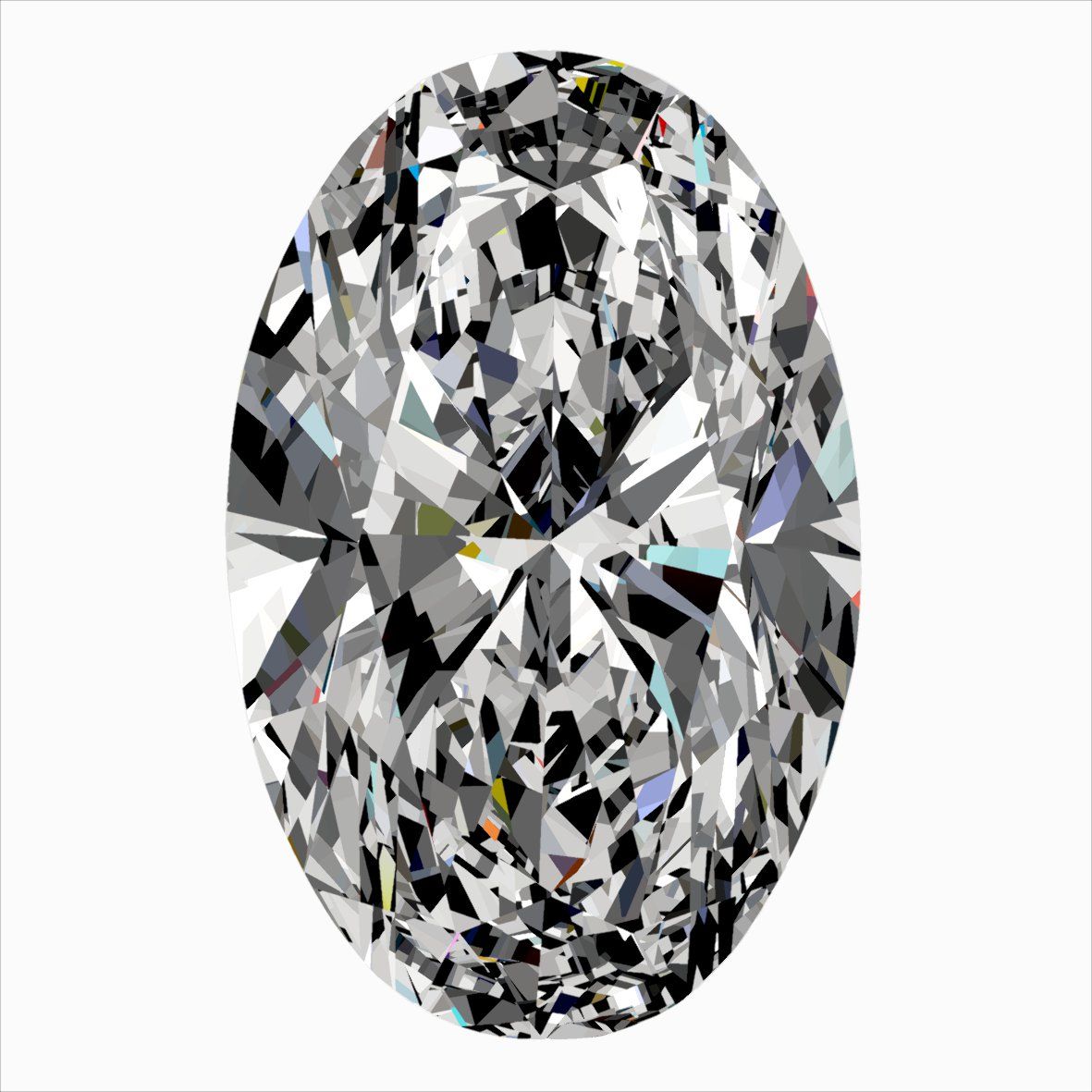 Diamond Natural 0,37Ct E-VS2 Oval - GIA6541312004