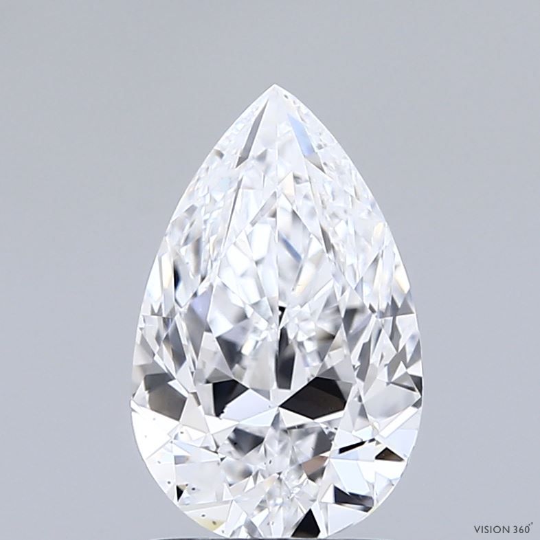 Diamond Natural 1,7Ct D-SI1 Pear - GIA2546634328