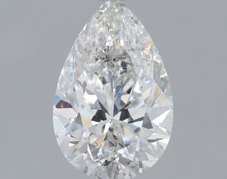 Diamond Natural 0,74Ct F-SI2 Pear - GIA7426077015