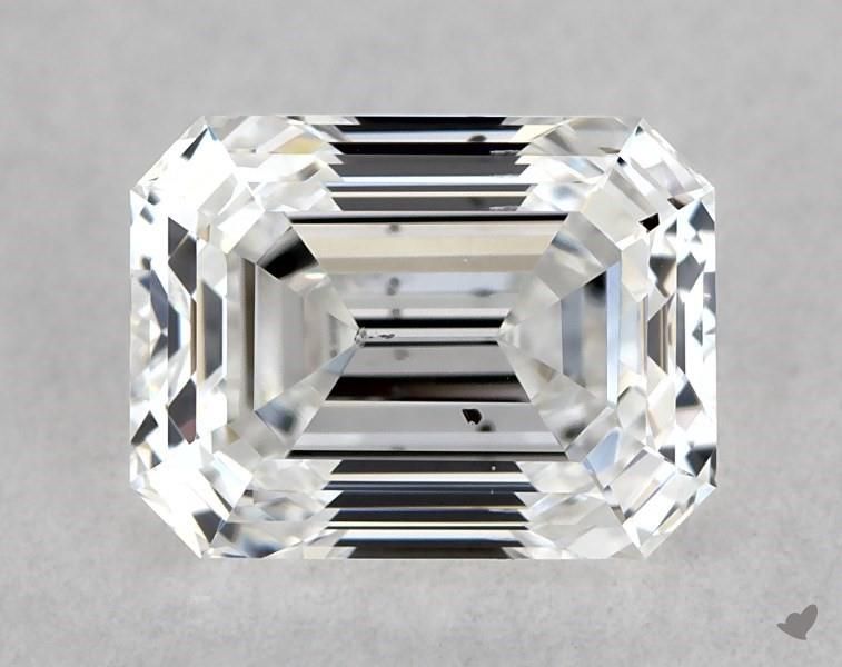 Diamond Natural 0,7Ct E-SI1 Emerald - GIA6412059136
