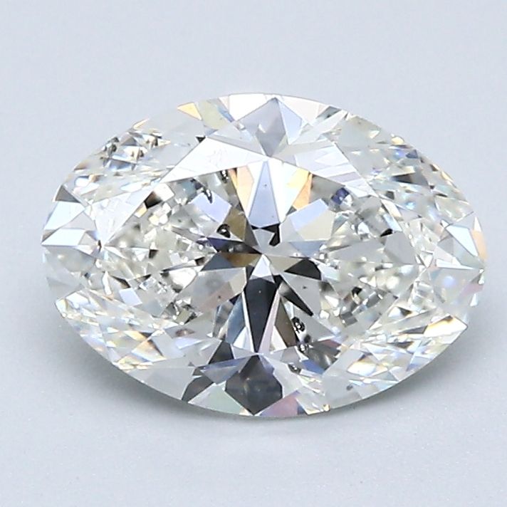 Diamond Natural 1,71Ct H-SI2 Oval - GIA1517628597