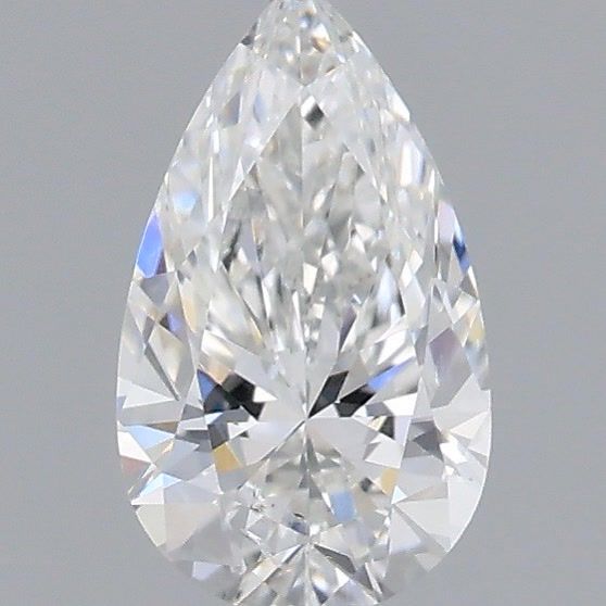 Diamond Natural 0,4Ct F-SI2 Pear - GIA7542406547