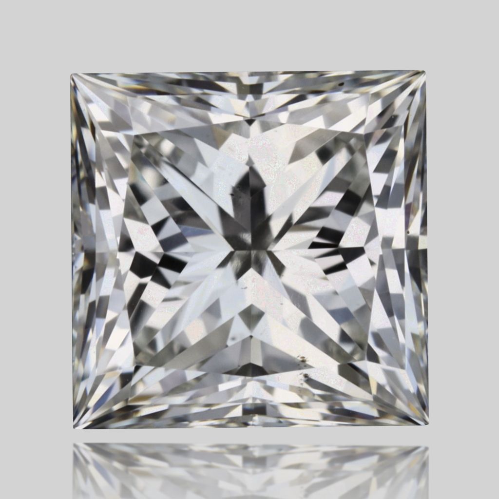 Diamond Natural 0,9Ct I-SI1 Princess - GIA2526407421