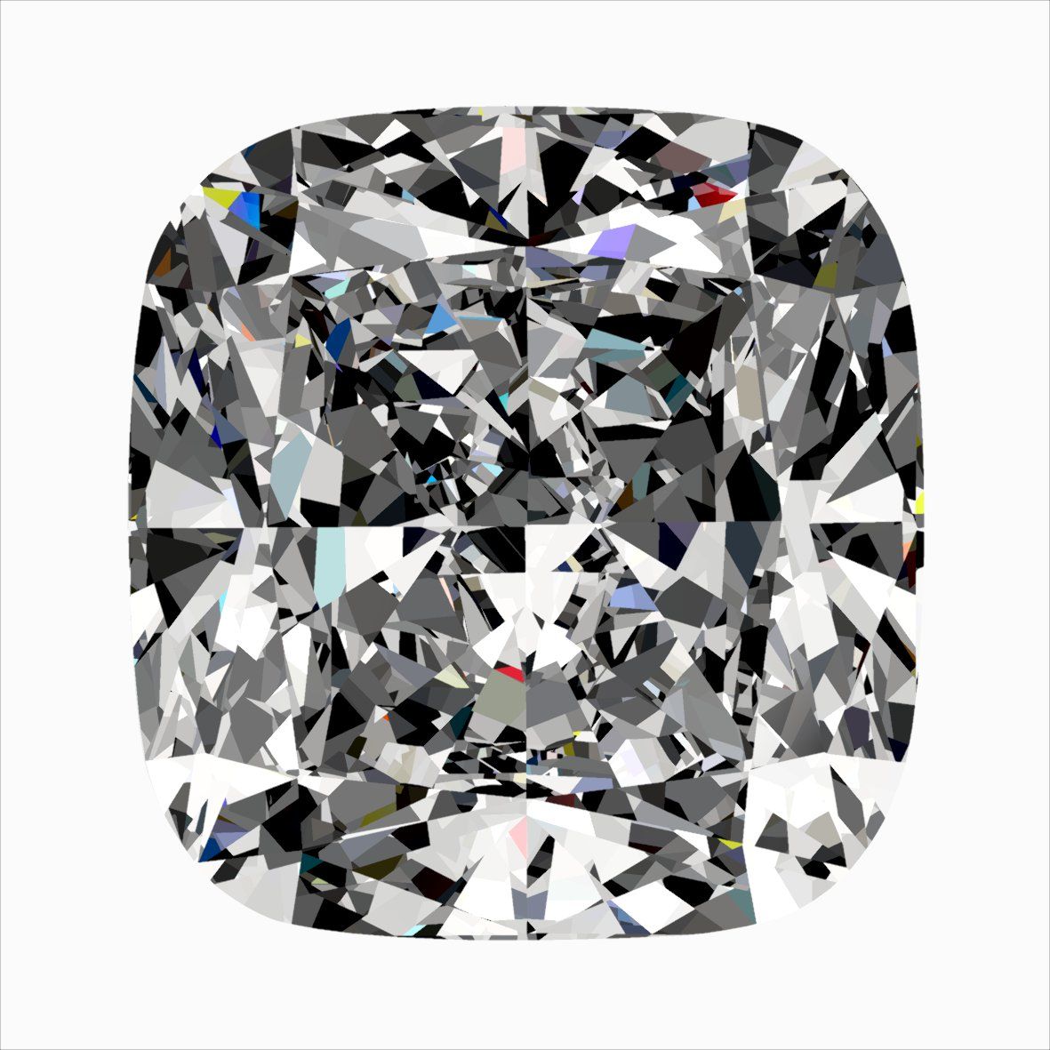 Diamond Natural 0,5Ct G-VS1 Cushion - GIA2546473639