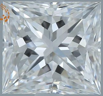 Diamond Natural 1,04Ct E-VS1 Princess - GIA2546155617