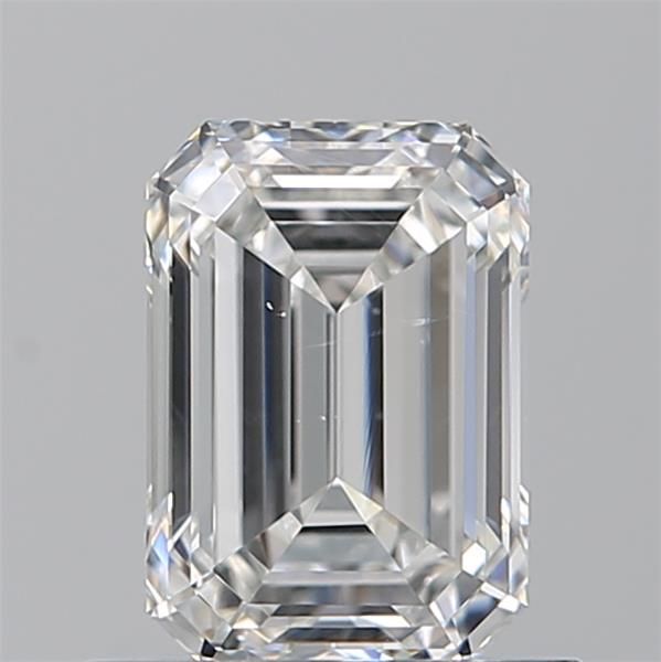 Diamond Natural 0,9Ct F-SI1 Emerald - GIA7543622749