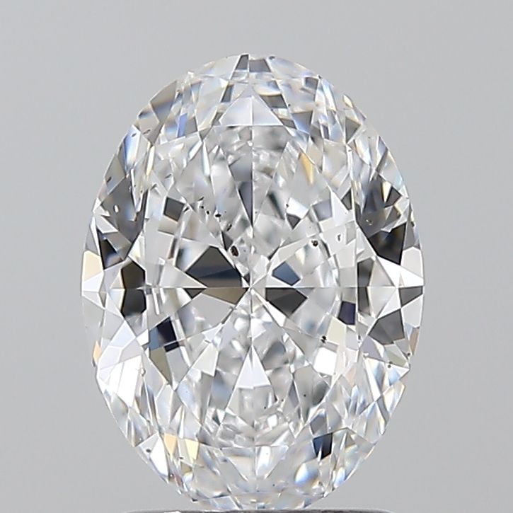 Diamond Natural 1,7Ct D-SI1 Oval - GIA7558030204