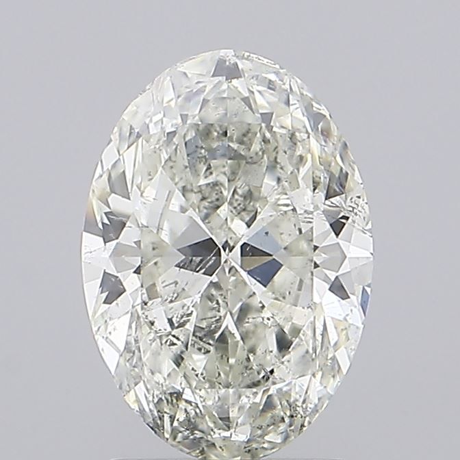 Diamond Natural 1,7Ct K-SI2 Oval - GIA5553105557