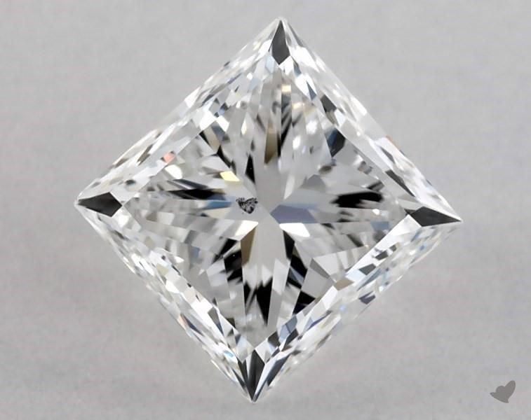 Diamond Natural 1Ct F-SI1 Princess - GIA6435349895