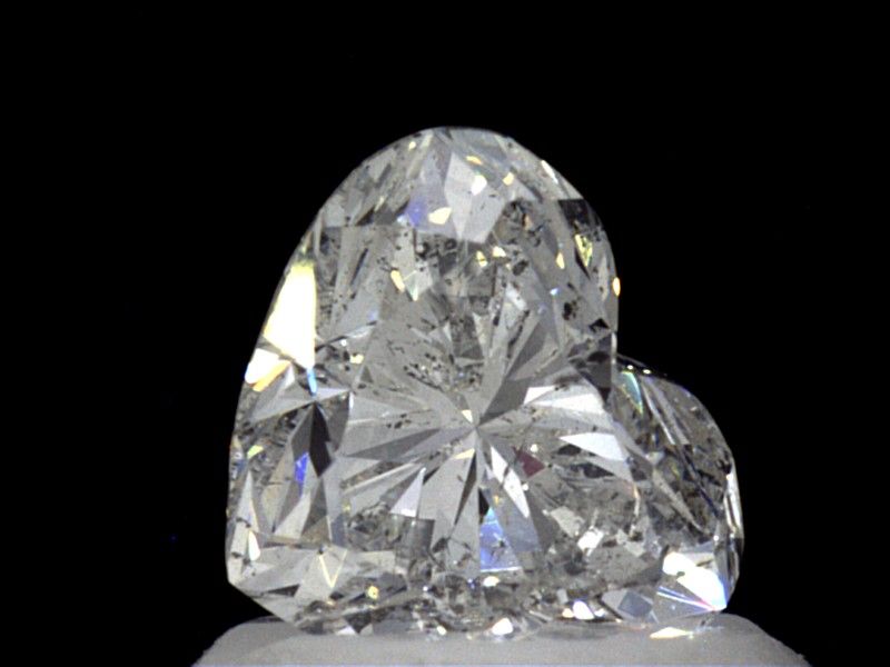 Diamond Natural 0,9Ct F-SI2 Heart - GIA2357385631