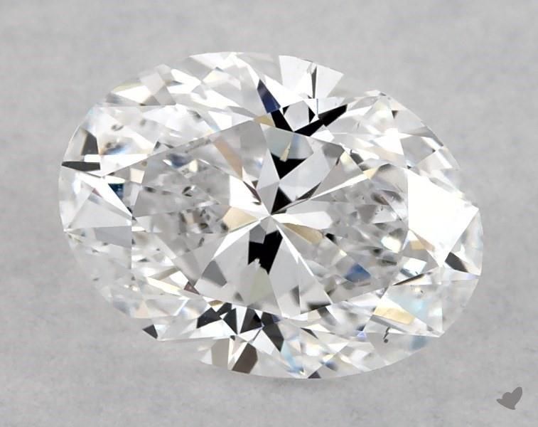 Diamond Natural 0,9Ct D-SI1 Oval - GIA6204958432