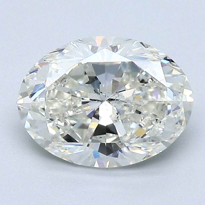 Diamond Natural 1,51Ct J-SI2 Oval - GIA2406972684
