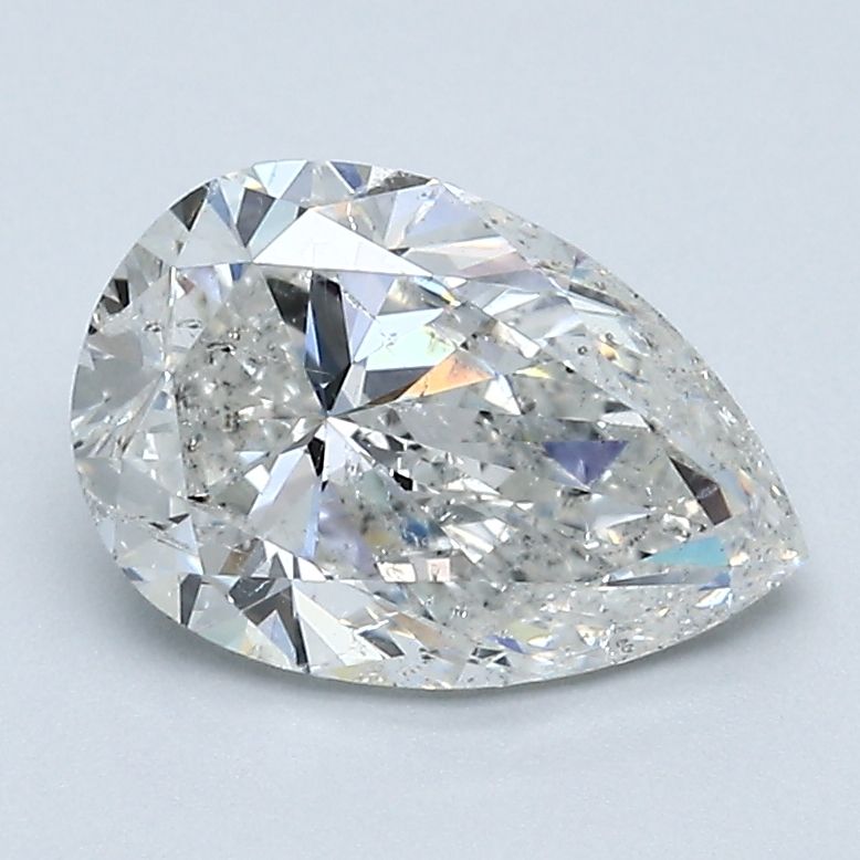 Diamond Natural 1,71Ct G-SI2 Pear - GIA2386324099