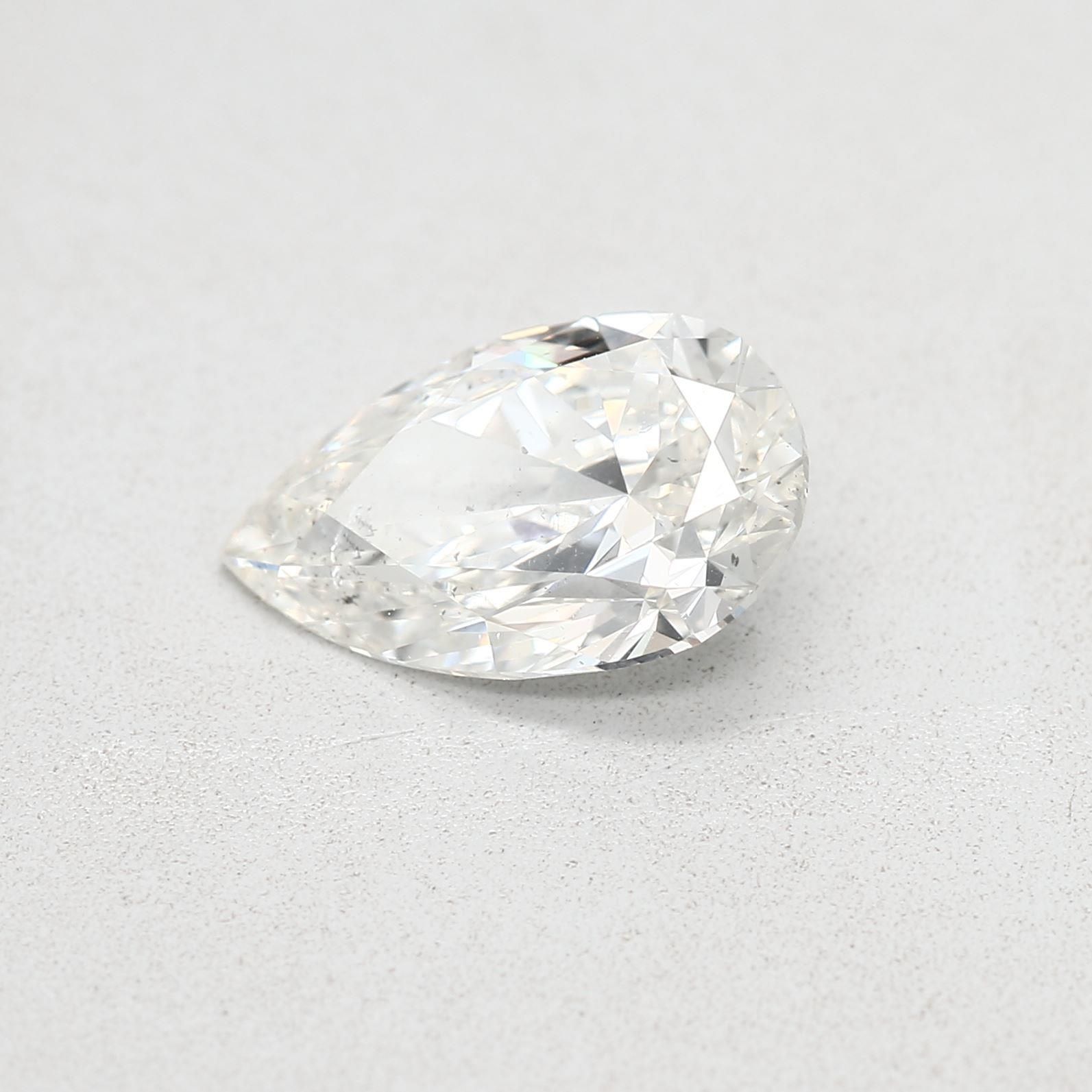 Diamond Natural 1,51Ct J-SI2 Pear - GIA7446881062