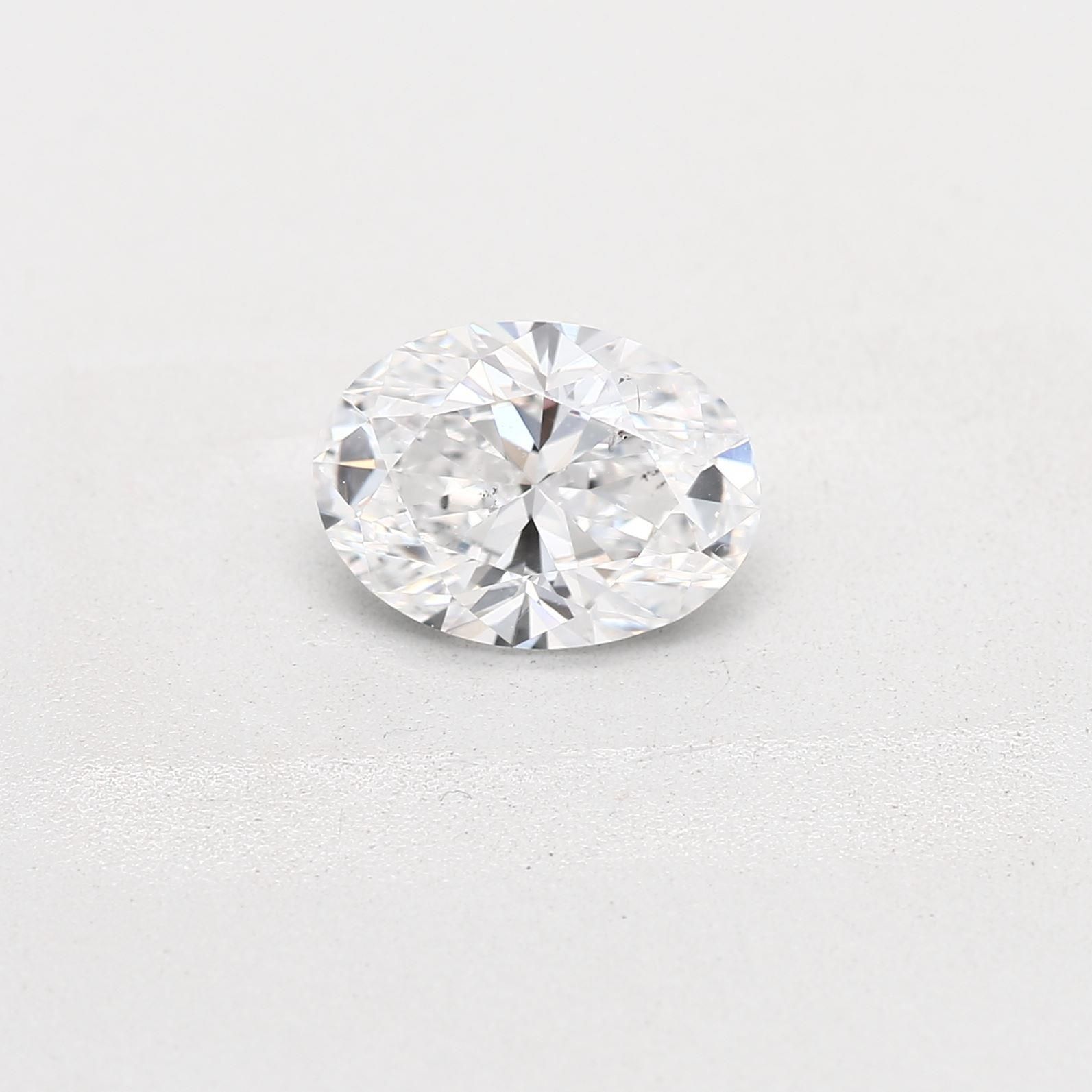 Diamond Natural 0,9Ct D-SI1 Oval - GIA6452822645