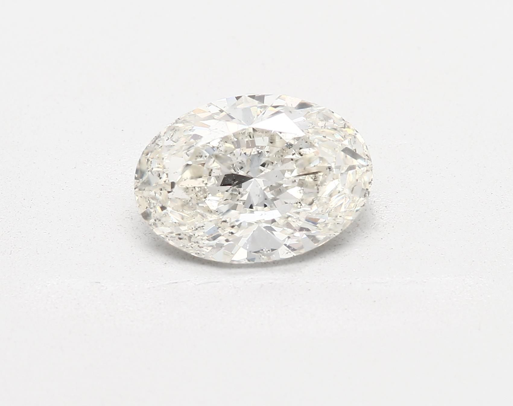 Diamond Natural 1,51Ct K-SI2 Oval - GIA5393552506