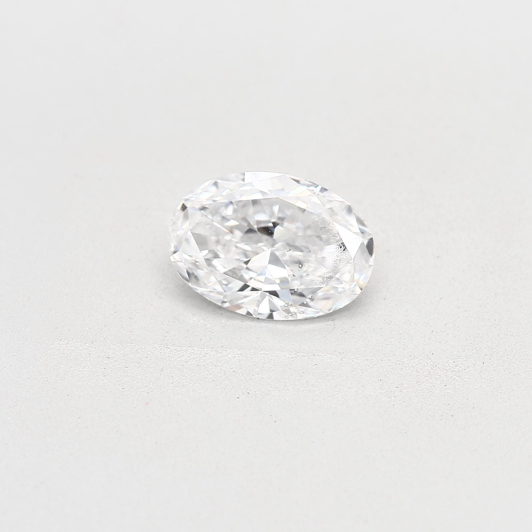 Diamond Natural 0,9Ct D-SI2 Oval - GIA2464890321