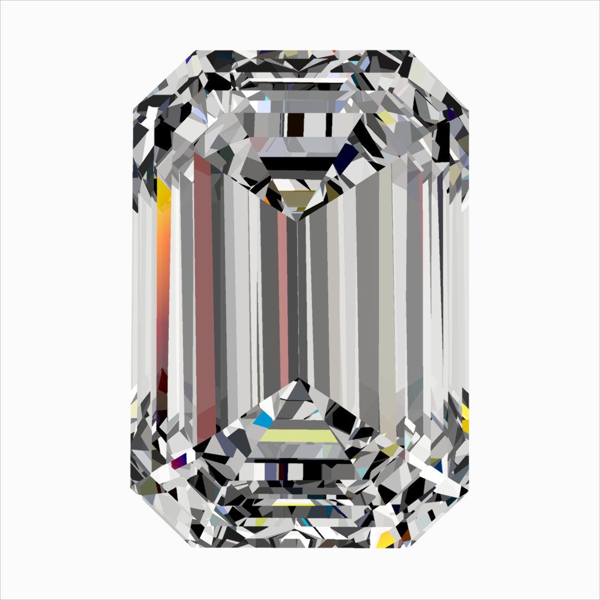 Diamond Natural 0,32Ct J-VS1 Emerald - GIA1549301682