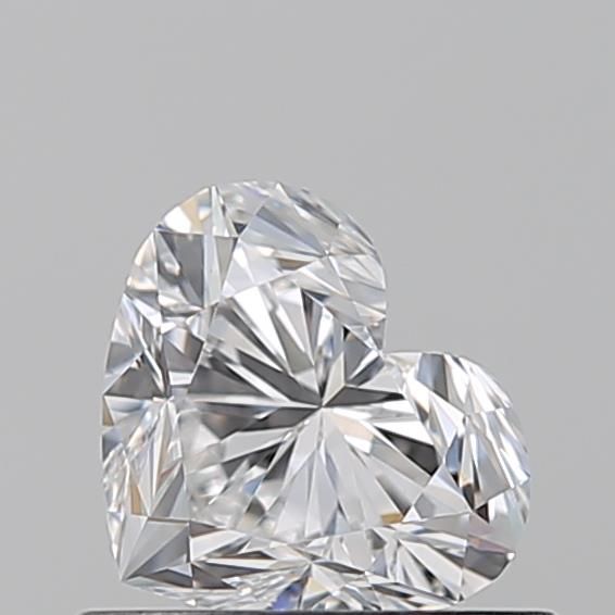 Diamond Natural 0,6Ct D-VVS2 Heart - GIA2546640085