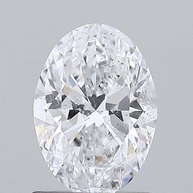 Diamond Natural 0,7Ct D-SI2 Oval - GIA6535803794