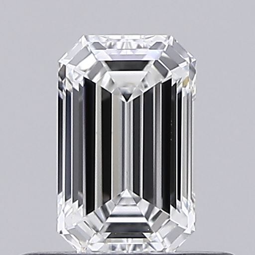 Diamond Natural 0,5Ct F-VVS1 Emerald - GIA6551242263