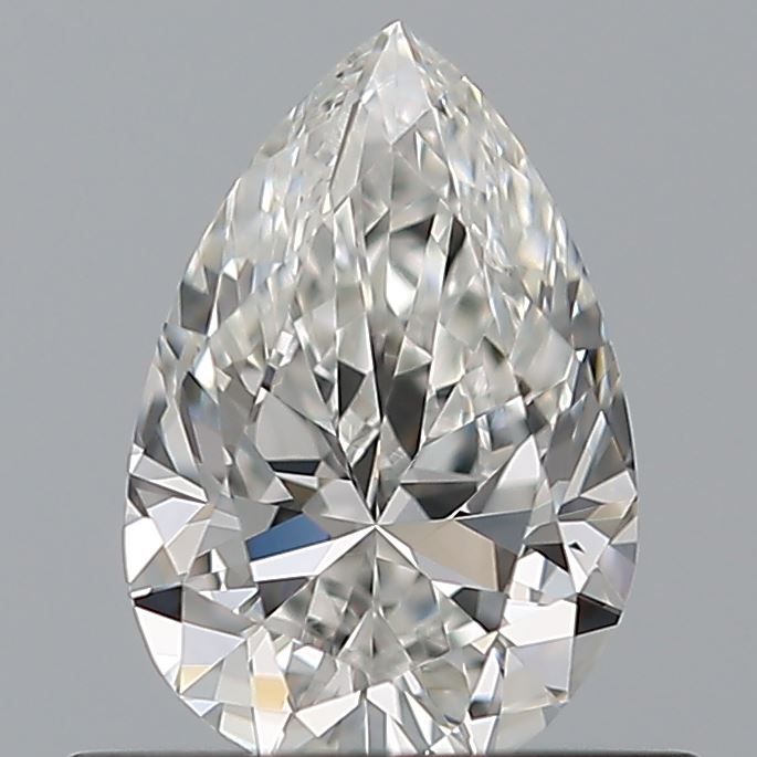 Diamond Natural 0,5Ct F-IF Pear - GIA2548529398
