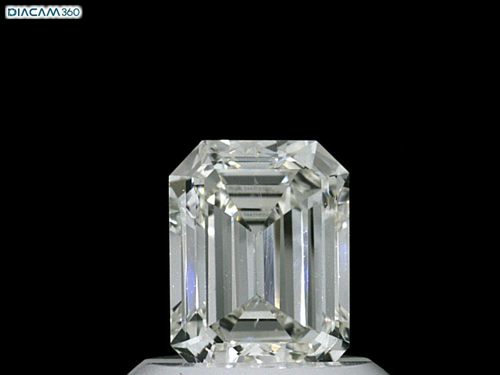 Diamond Natural 0,73Ct J-SI1 Emerald - GIA5443581590