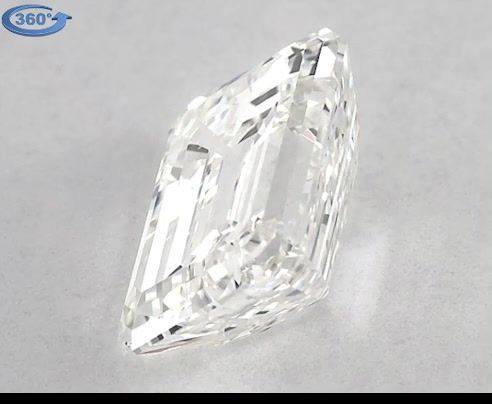 Diamond Natural 0,91Ct H-VS1 Emerald - GIA5222090742