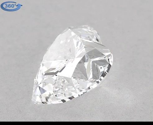 Diamond Natural 0,9Ct D-SI1 Heart - GIA6312099697