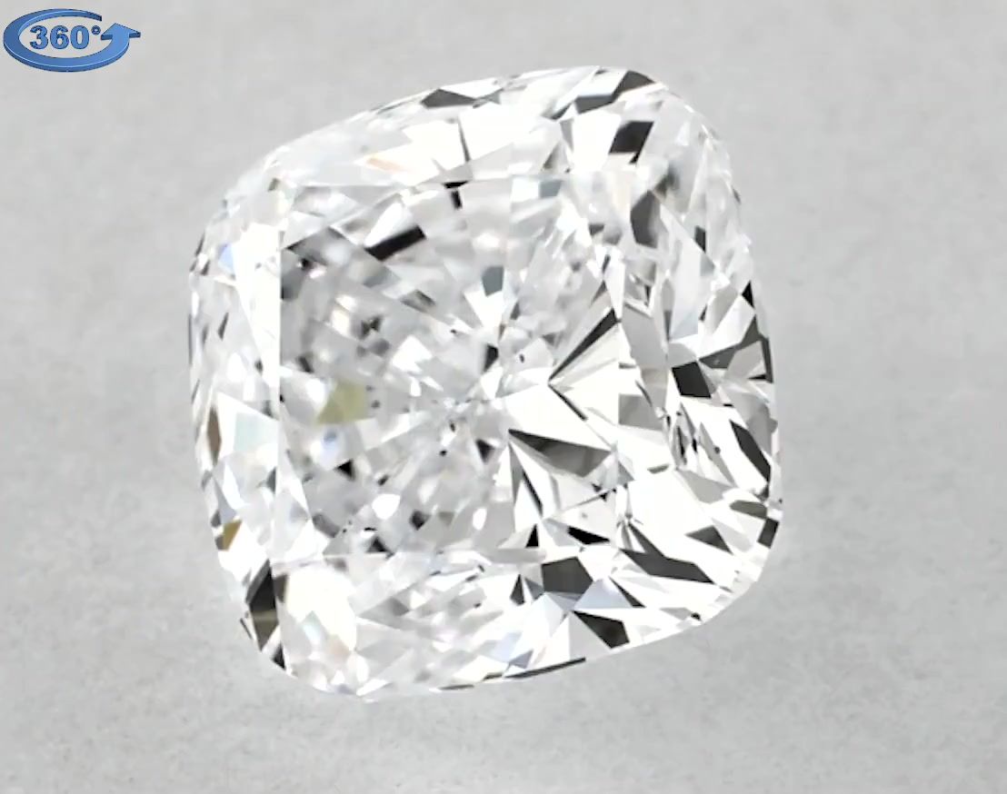 Diamond Natural 1,51Ct D-VS2 Cushion - GIA1353248145