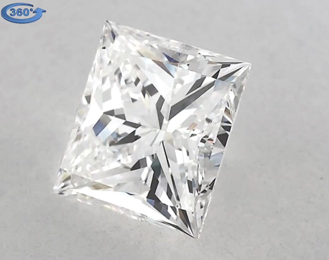 Diamond Natural 1,6Ct H-VVS2 Princess - GIA2347266266